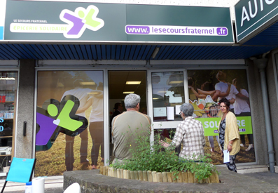 Ris-Orangis : L'épicerie solidaire située 81, route de Grigny.