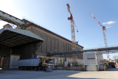 Corbeil-Essonnes : Le futur moulin ultramoderne est en cours de construction.